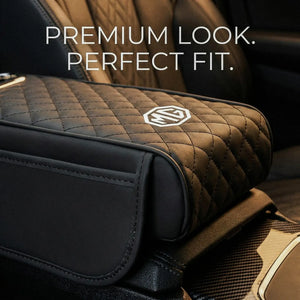 Car Armrest Cushion With Tissue Box & Storage Pocket For Toyota Honda Suzuki Kia Hyundai & More