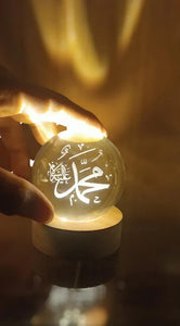3D Islamic Crystal Ball USB Lamp